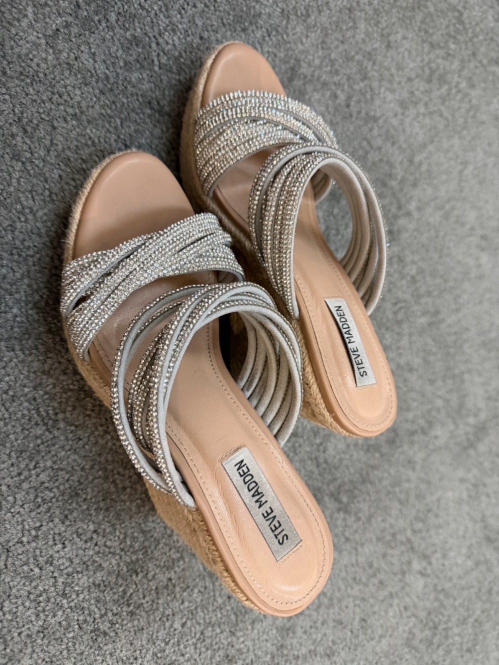 Steve Madden Rhinestone Wedges - Picture 2 of 6
